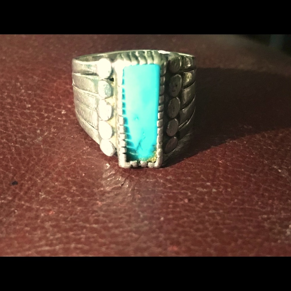 Hemisphere Turquoise Ring